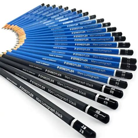 Staedtler Mars Lumograph Graphite Drawing and Sketching Pencils 100 G12 ...