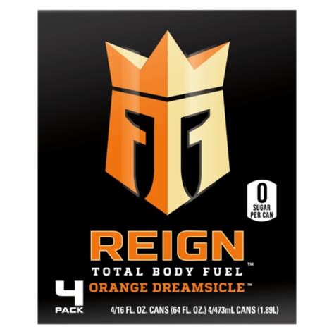 Reign Orange Dreamsicle Energy Drinks, 4 cans / 16 fl oz - Harris Teeter