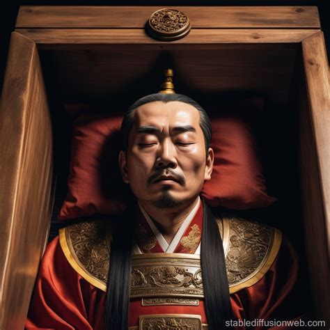 Hyper-realistic Image: Emperor Yang of Sui in Coffin | Stable Diffusion ...