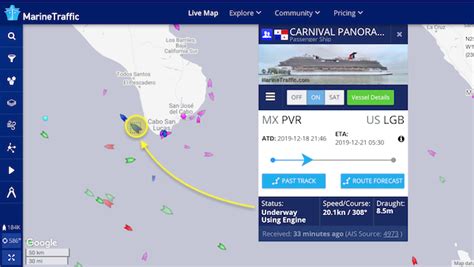 Real-Time Cruise Ship Tracker