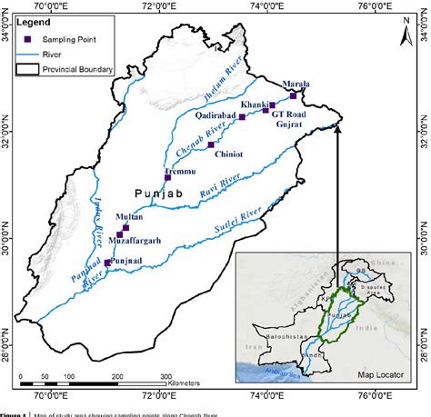 Chenab River Map