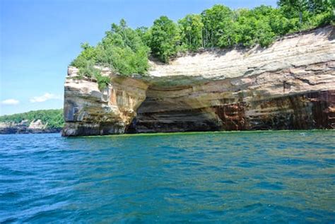 Free stock photo of falls, michigan, pictured rocks