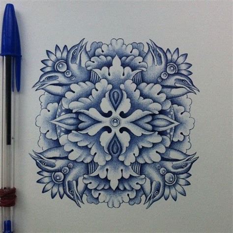 Incredibly Illustrated Drawings Using Only A Bic Pen | Ballpoint pen art, Pen illustration, Pen ...