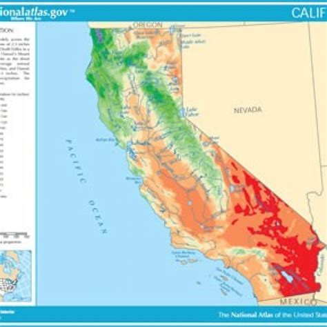 California Topographic Map Elevations | Printable Maps