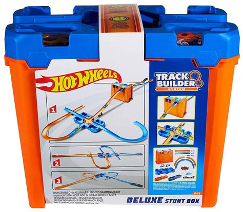 Hot Wheels Track Builder System Deluxe Stunt Box 164 Track Set Mattel Toys - ToyWiz