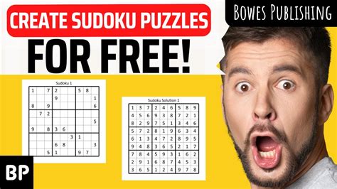 How To Create Sudoku Puzzles For FREE - YouTube