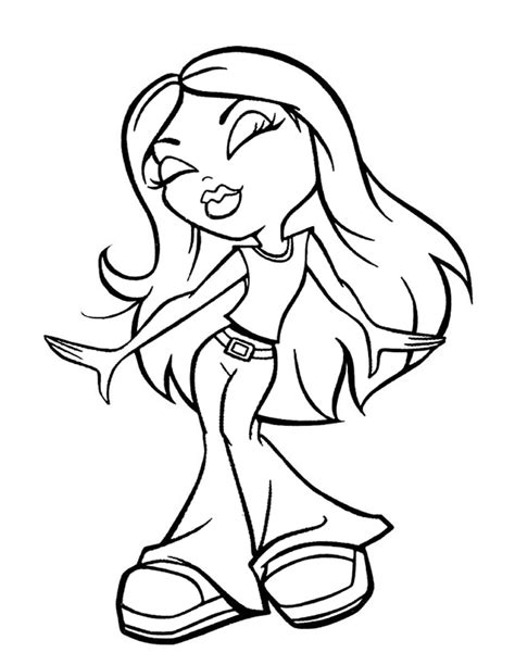 Bratz Dolls Coloring Pages at viiadrianablog Blog