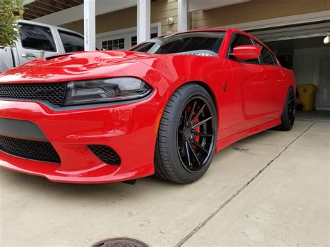 New wheels and springs installed | SRT Hellcat Forum