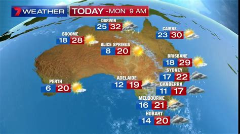 Sydney's Weather: 22 in the city, 21 in Parramatta, 20 in Terrey Hills. Sydney 7News | 7NEWS ...