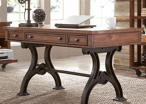 Arlington House Cobblestone Brown Writing Desk from Liberty (411-HO107 ...