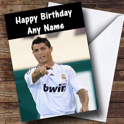 Ronaldo Personalised Birthday Card - The Card Zoo