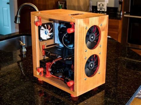 Timber Case: Wooden 3D Printed PC Case | Caixas pc, Custom computers ...