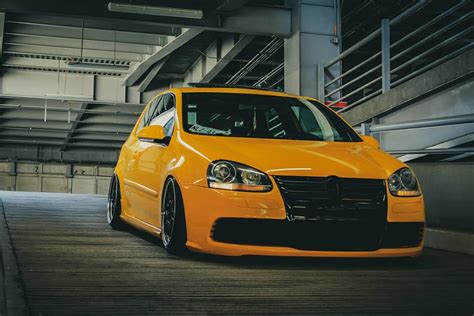 Modified Yellow VW Golf GTi - F.U.C. UK