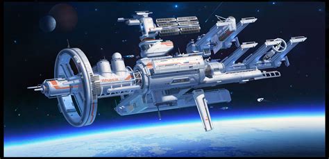 Orbital space shipyard by TCHI by Up-Tchi on DeviantArt