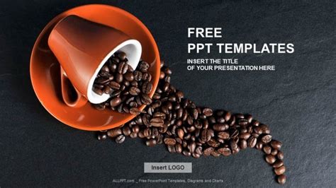 Grains Of Coffee Food PPT Templates + Download Free