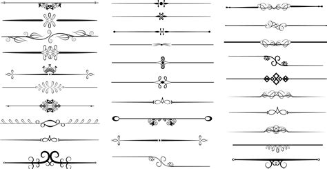 Free Vector Divider Lines at Vectorified.com | Collection of Free Vector Divider Lines free for ...