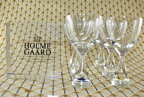 Holmegaard 6 Lovely Akvavit Glasses From the Serie - Etsy