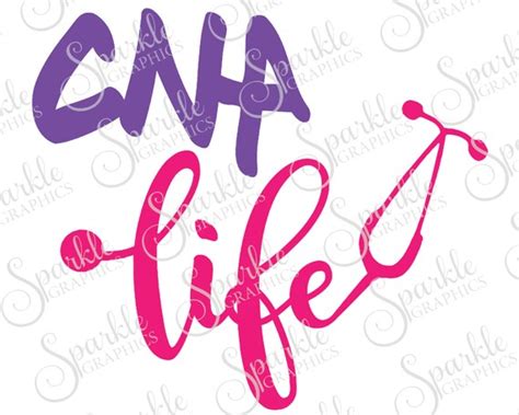 CNA Life Cut File CNA Nurse Nursing School Class Nurse SVG - Etsy