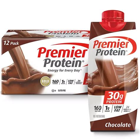 Premier Protein High Protein Shake, Chocolate (11 fl. oz., 12 pack) - Sam's Club