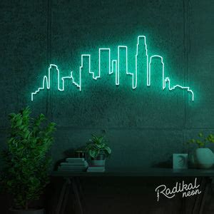 'LA Skyline' LED Neon sign | Radikal Neon