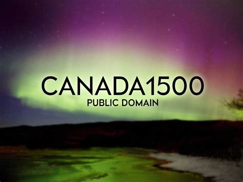 Canada1500 - A Font Celebrating Canada's 150th Anniversary