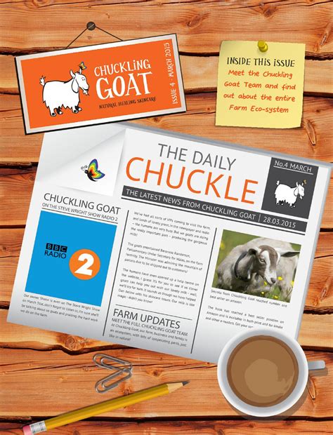 Chuckling Goat News #4 March 2015 by Thrive Health & Nutrition Magazine - Issuu