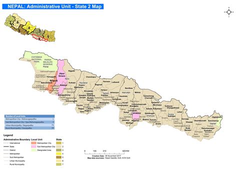 Nepal: Administrative Unit - Province 2 Map | UN Nepal Information Platform