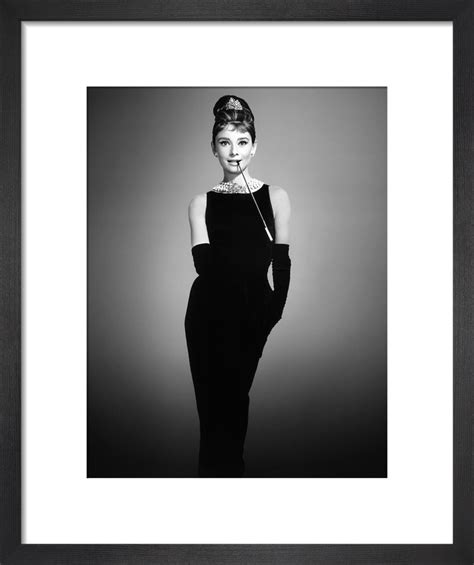 Audrey Hepburn (Breakfast at Tiffany's) 1961 Art Print by Hollywood ...