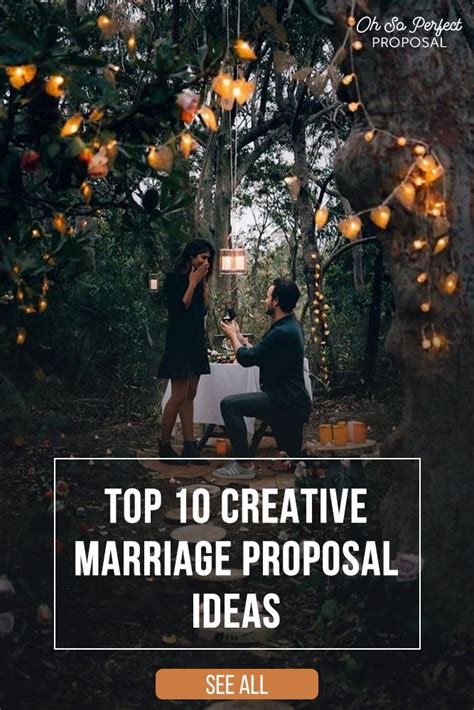 Top 10 Creative Marriage Proposal Ideas in 2024 | Marriage proposals, Romantic ways to propose ...