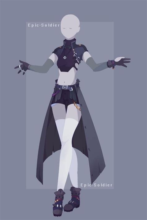 Outfit adoptable 104 (CLOSED!) by Epic-Soldier on DeviantArt | Drawing anime clothes, Art ...