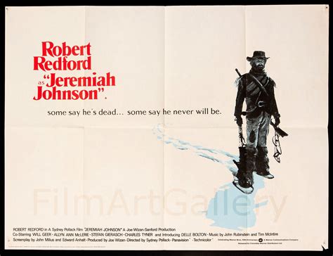 Jeremiah Johnson Vintage French Movie Poster