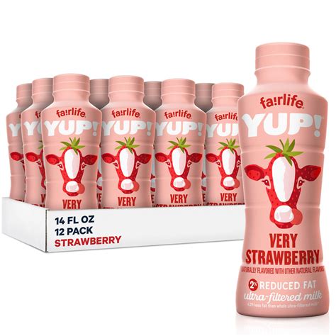 Buy FairlifeYUP! Low , Ultra-Filtered Milk, Very Strawberry Flavor, All Natural Flavors ...