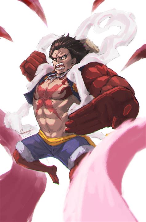 [FANART] Luffy GEAR [4] Boundman by Remedygallery on DeviantArt