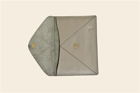 Leather Ladies Clutch Bag – Grey | Libera