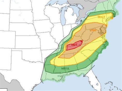 NoVa Weather Forecast: Tornado Possible As Storms Hit Region Wednesday ...