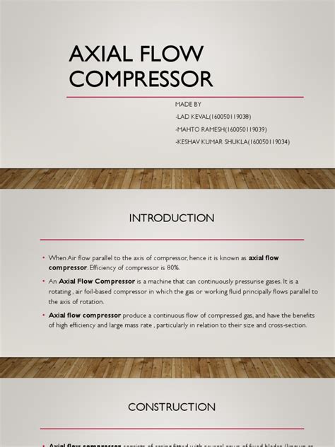 Axial Flow Compressor | PDF | Energy Technology | Turbomachinery