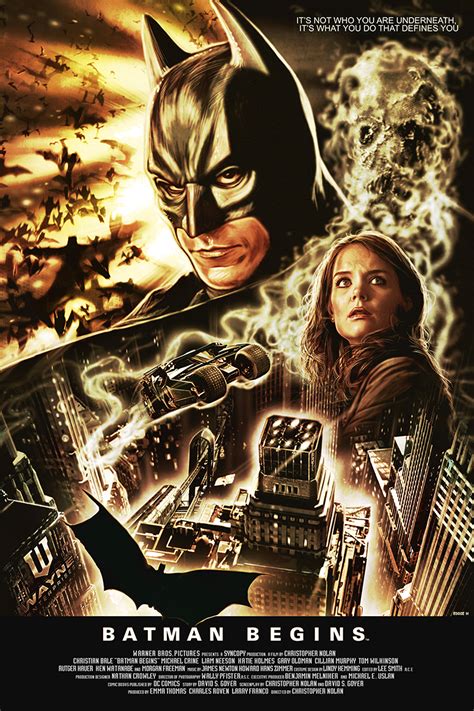 Batman Begins Poster by EddieHolly on DeviantArt