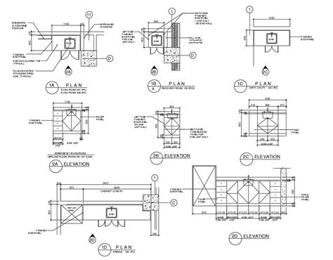 2D CAD Drawing Kitchen Sink Section Design DWG File - Cadbull