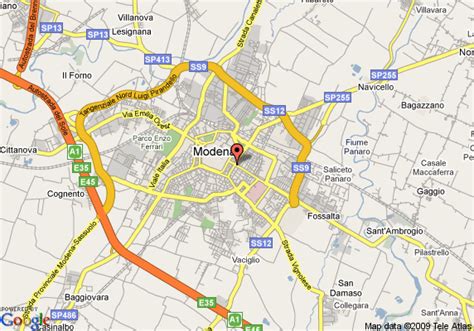 Modena Map - Italy