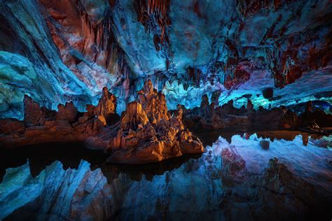 Reed flute cave, Beautiful images, Guilin