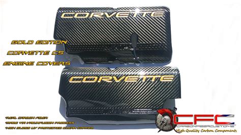 Corvette C5 Carbon Fiber Engine Covers | carbonfibercustoms