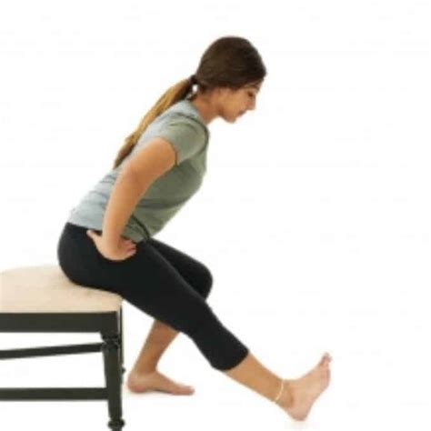 Seated Hamstring Stretch - Exercises For Injuries