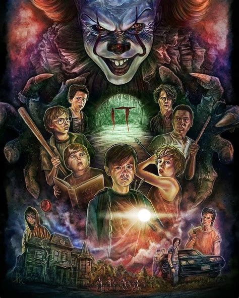 Firstclasshorror on Instagram: “Anyone else super excited for part 2? 🎈 🤡” Horror Movie Posters ...