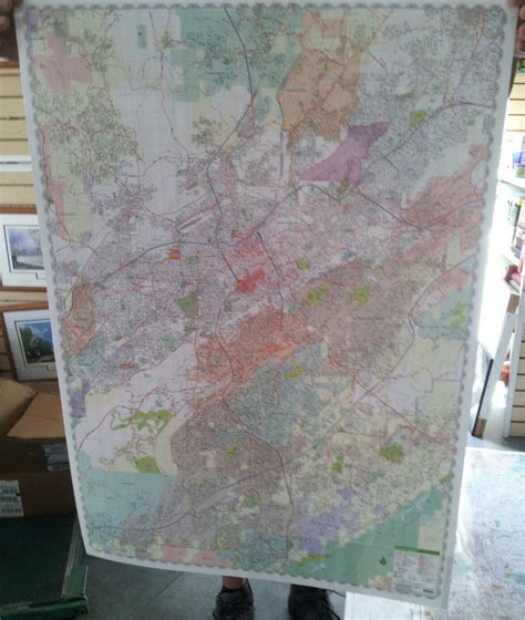 Birmingham AL Laminated Wall Map (R) | #2064039719