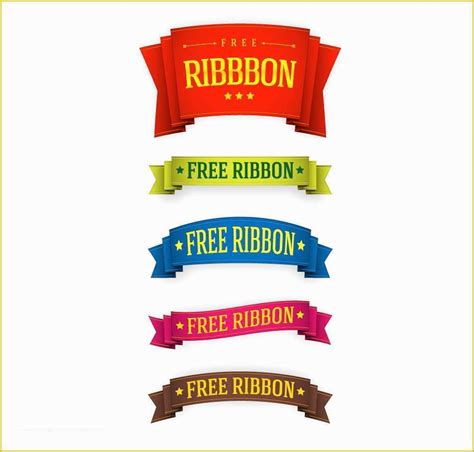Banner Design Templates In Photoshop Free Download Of 70 Best Free Ribbons Psd & Vector Files ...