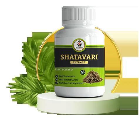 Shatavari: Health benefits & Uses - 60 Capsules (100% Pure)