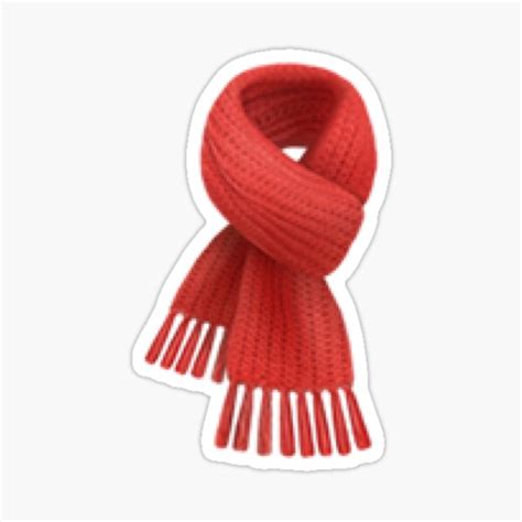 "All Too Well Red Scarf Emoji Sticker" Sticker for Sale by sophiamgos | Redbubble