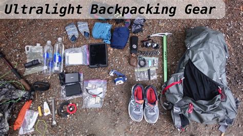 Pacific Crest Trail Thru-Hike Gear - YouTube