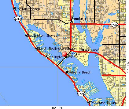 Map Of Madeira Beach Florida - Draw A Topographic Map