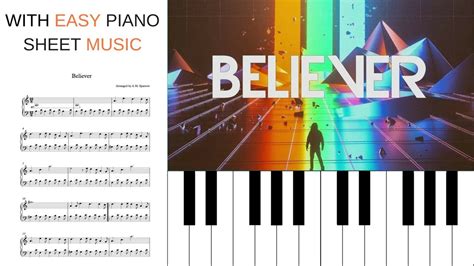 Roblox Piano Sheet Music Believer